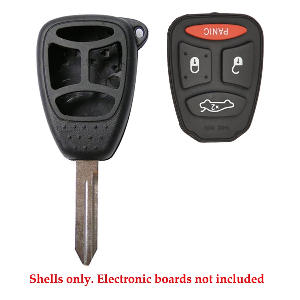 For 2007 2008 2009 Chrysler Aspen Keyless Remote Uncut Key Fob Shell Case Pad 