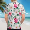 thumbnail image 6 of High Quality Hawaiian Shirts for Men Short Sleeve Aloha Beach Shirt Floral Summer Casual Button Down Shirts Blouses 8T39WV, 6 of 7