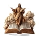 thumbnail image 2 of JESUS ​​STATUA ACRÍLICA Centrones decorativos de decoración del hogar con el libro Biblia Bíblica Ornamento de nacimiento de Jesús para la sala de est, 2 of 9