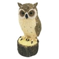 thumbnail image 1 of Brown Owl On A Log Figurine, 1 of 1
