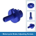 thumbnail image 3 of Tornillos ajustadores de palanca de freno de motocicleta Unique Bargains M8 Tornillos ajustadores de freno Unique Bargains Azul 2 Pcs, 3 of 6