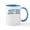 White/Blue Inside, variant on CafePress - Jersey Shore New Jersey NJ Blue Mug - 11 oz Ceramic Mug - Novelty Coffee Tea Cup
