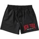 thumbnail image 1 of Pantalones cortos para hombre con estampado gráfico de letras en la cintura con cordón y bolsillo Negro XL Negro XL Xishao ropa, 1 of 2