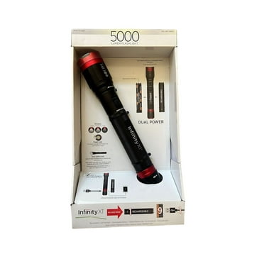 Infinity X1 Dual Power Rechargeable Flashlight 5000 Lumens