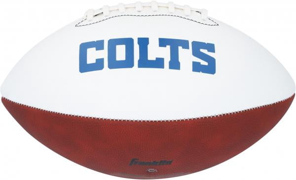 Jonathan Taylor Indianapolis Colts Autographed Franklin White Panel Football with "For The Shoe" Inscription - Fanatics Authentic Certified