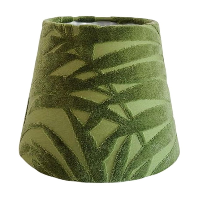 Pantalla de lámpara de tela Cubierta de lámpara Dispositivos geométricos vintage Fácil de usar Cubierta de bombilla de sombra de luz para lámpara de Verde