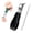 Black, variant on Eagle Beak Beveled Nail Clippers, Upgrade Stainless Steel Wide Jaw Opening Anti-Splash Nail Clipper Set of 2-Piece, Long Handle Angled Head Toenail Clippers for Ingrown & Thick Toenails