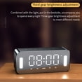 thumbnail image 5 of XGFHYJEH Digital Clocks, Alarm Clock Radio, Alarm Clock for Heavy Sleepers Adults, Loud Alarm Clocks, Small Smart Bedside Tabletop Clock with Large LED Display & Temprature & Bluetooth Speaker, 5 of 8