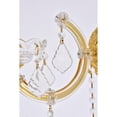 thumbnail image 6 of Elegant Lighting Maria Theresa 12" Royal Crystal Gold Wall Sconce, 6 of 9