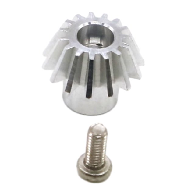 Vogacara RCGOFFLOW 1 Uds engranaje endurecido de aleación de aluminio para 1/18 Rc Gear Wltoys A959 A979 A969 959B 969B 979B RC pieza de coche Kits de construcción modelo Plata
