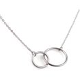 thumbnail image 4 of Stainless Steel Karma Charm Necklace, 4 of 6