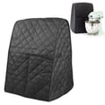 thumbnail image 1 of Funda a prueba de polvo para batidora de pie con bolsillo y bolsa organizadora para Kitchenaid, Sunbeam, Cuisinart (negro/café/rojo), 1 of 8