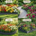 thumbnail image 2 of Heavy Duty Galvanized Steel Landscape Edging – 8-Pack 39x8.15in Weather-Resistant Bendable Metal Garden Edging with Shark Spikes & Stakes, Ideal for Flower Beds, Yards, Pathways, 2 of 8