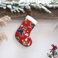 thumbnail image 5 of Saiise Mario Cl Print 17.7 Inches Christmas Stockings,Large Stockings for for Christmas Xmas Tree Holiday Fireplace Family Decor Gifts, 5 of 7