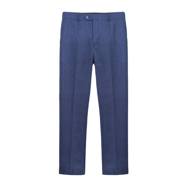 Lambretta Mens Spencer Checked Suit Trousers