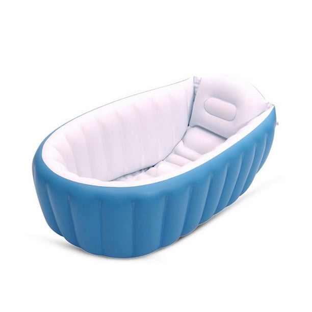 Portable Bathtub Inflatable Bath Tub Child Tub Folding Cushion with Air