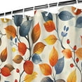 thumbnail image 2 of Shower Curtain for Bathroom Maple Leaf Orange Autumn Harvest Shower Curtains Waterproof Vintage Bath Curtain Hooks Included,72x72Inch, 2 of 5