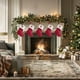 thumbnail image 5 of Seyotauo Christmas Stockings with Initials, Embroidered Xmas Stockings, 7" Large Knitted Xmas Stocking, Christmas Party Fireplace Family Hanging Stocking Decorations, 5 of 6