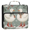 thumbnail image 5 of FORMRS Zipper Binder with Shoulder Strap 2-inch Ring 500 Sheet Capacity File Bag, Winter Goose Scarves, 5 of 5