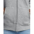 thumbnail image 5 of Hanes Women’s Fleece Full Zip Hoodie Sweatshirt Pockets EcoSmart Midweight Hooded, 5 of 8