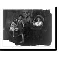 thumbnail image 2 of Historic Framed Print, [Boy teasing another boy, who has arm around girl], 17-7/8" x 21-7/8", 2 of 9