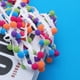 thumbnail image 1 of GAXIRE 1Ud Ball Fringe Trim Multicolor Ideal Para Adornar Faldas Shorts Y Cinturones DIY, 1 of 8