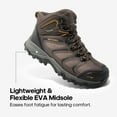 thumbnail image 5 of NORTIV 8 Waterproof Work Boots for Men Steel Toe Safety Construction Boots, 5 of 7