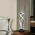 thumbnail image 5 of Modern Spiral LED Table Lamp, 110-120V Dimmable Lamp, 10W Warm White Bedside Desk Light for Bedroom, Living Room, Office, Nightstand, Bookshelf AC Power Supply, 5 of 12