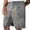Light Gray, variant on Men's Shorts Men's Oktoberfest Print Distressed Casual Shorts for Festival Celebration and Casual Wear Army Green L