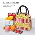 thumbnail image 6 of Haiem Popcorn Printed Lunch Bag Women, Lunch Box Lunch Bag for Women, Small Leakproof Cute Lunch Tote Large Capacity Reusable Insulated Cooler Lunch Container, 6 of 6