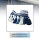 thumbnail image 3 of Ribete con borlas Sunnimix 5x1 yarda Cortina flecos Azul y Blanco 5 piezas, 3 of 8