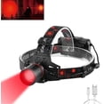 thumbnail image 1 of Linterna frontal LED recargable roja con luz roja para caza, luz roja, 1 of 5