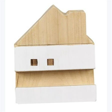 

Youngs 11171 4.1 in. Wood House Shaped Tabletop Phone Holder