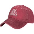 thumbnail image 1 of Here Comes Trouble Hat Vintage Dad Hats Baseball Cap, 1 of 8