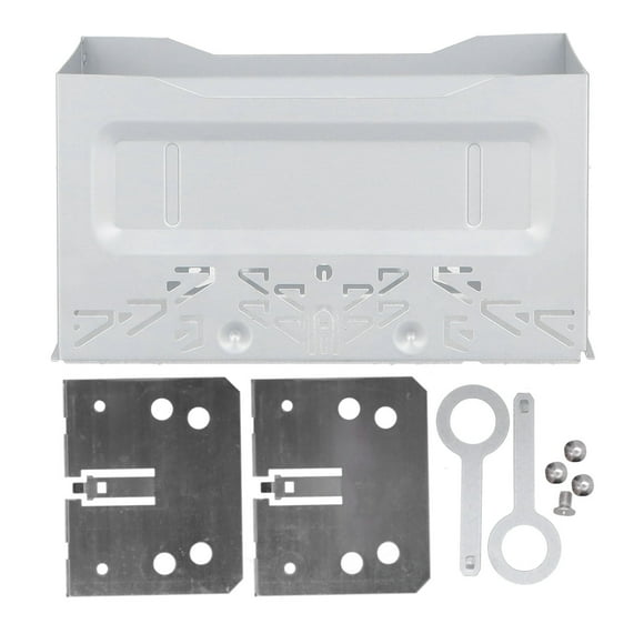 QIILU Car Audio Audio Panel 2 Din Universal Frame Aluminum Alloy Stereo Audio Installation Fascia Fit For B5/MK3/MK4 Auto