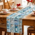 thumbnail image 6 of Nautical Lighthouse Cotton Linen Table Runner for Dining Kitchen, Ocean Starfish Anchor Sailboat Shell Wedding Outdoor Party Tablerunners, Dresser Scarf Coffee Tablecloth Runners 13x120 Inches, 6 of 9