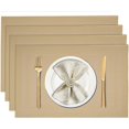thumbnail image 1 of czcpp-Placemats Set of 4, Vinyl Woven Place Mats, Non-Slip Double-Sided Wipeable Table Mats for Kitchen Dining Restaurant Camping, 12 x 18 Inch, Luxurious Gold, 1 of 4