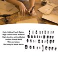 thumbnail image 4 of Hollow Punch Cutter, Leather Punch  Multi Purpose 39 Shapes  For Handicraft For Clay, 4 of 8