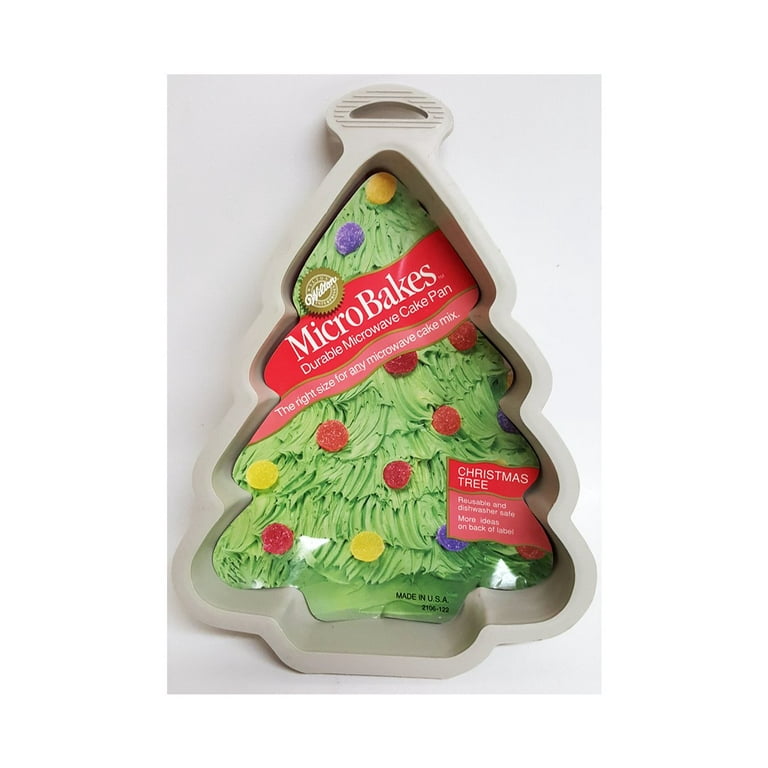 1989 Vintage Wilton MicroBakes Christmas Tree Microwave Cake Pan 2106-122 