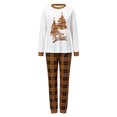 thumbnail image 2 of Family Matching Christmas Pajamas Set Tree Letter Holiday Sleepwear Each Set Sold Separately, 2 of 9