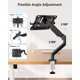 thumbnail image 3 of Soporte para laptop MOUNTUP 2 en 1 con brazo ajustable para laptop de 17", 3 of 8