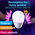 thumbnail image 3 of Altavoz Bluetooth de Descompresión T6, Lámpara de Noche con Luz de Color, Portátil, con Ventosa y Altavoz Pequeño., 3 of 5