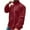 Red, variant on Men's Shaker Sweatshirts Casual Half Zip Stand Collar Pullover Sweaters Oversized Long Sleeve Streetwear Solid Basic Blouse Tops