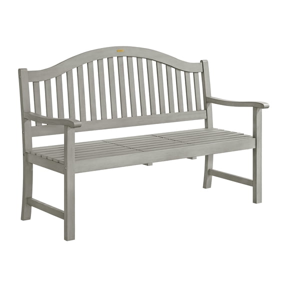 Stakmore 60" Solid Wood Outdoor Bench with Fold-Down Table