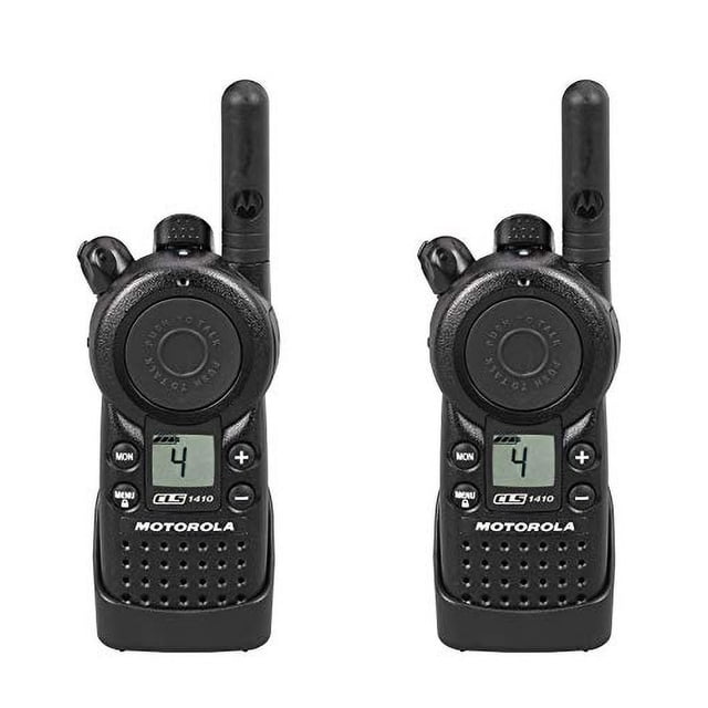 Motorola Radio Bidireccional UHF UHF de 4 Canales Professional CLS1410 de 5 Millas (Dos Cuentas)