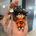 thumbnail image 3 of Anime Dragon Ball PVC dibujos animados Anime figura llavero Z Super Saiyan Son Goku coche colgante llavero niños juguetes regalos de navidad, 3 of 5