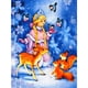 thumbnail image 2 of Cuadros Decorativos 5D diamante pintura Hada de Navidad completo redondo Rhinestone DIY decoraciones para el hogar Ndcxsfigh Nuevos Originales, 2 of 5