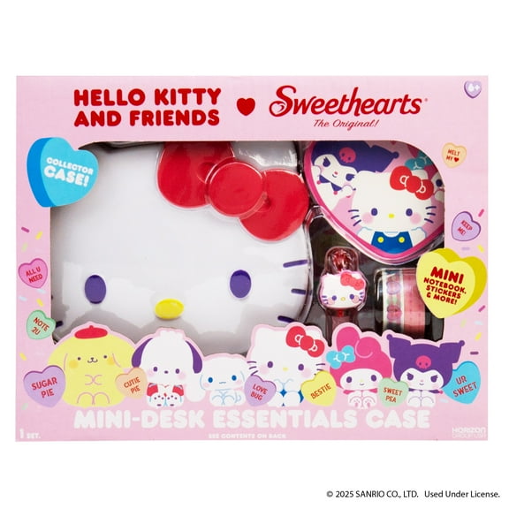 Hello Kitty® And Friends x Sweethearts® Mini Desk Essentials Case, Boys and Girls, Child, Ages 6