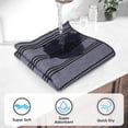 thumbnail image 3 of 12-Pack Premium Black Lint-Free Microfiber Towels, 11.5"×11.5", Absorbent Reusable Cloths for Car, Kitchen & Household Cleaning, 3 of 7