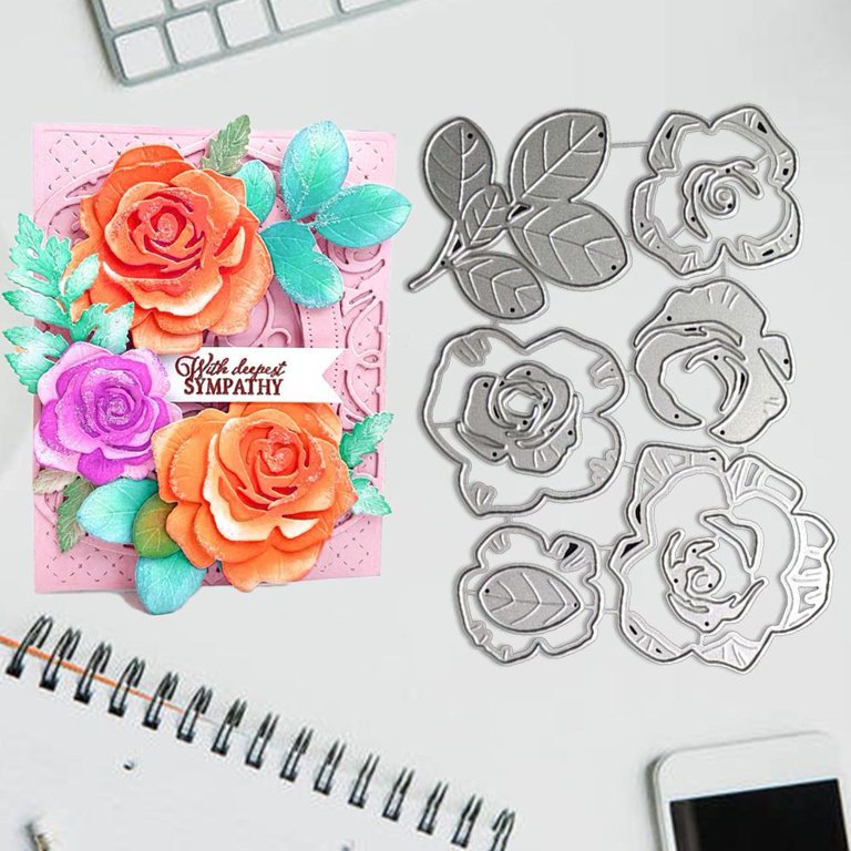 Peony Flower Cutting Dies Para DIY Crafting Scrapbooking Supplies Álbum De  Fotos Decorativo Papel Die Cuts Card Making Template - Temu Portugal